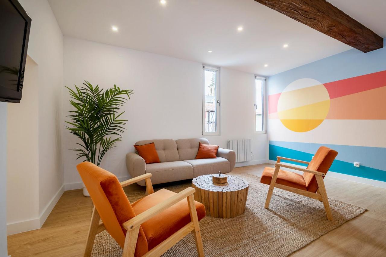 Magnifique Appartement Plein Centre, Calme, Netflix Mirepoix  Bagian luar foto